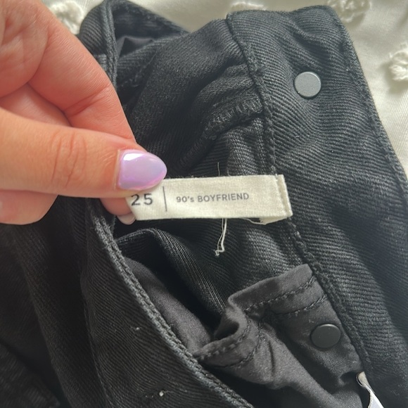 PacSun women’s high rise 90s boyfriend black jeans - Picture 3 of 3